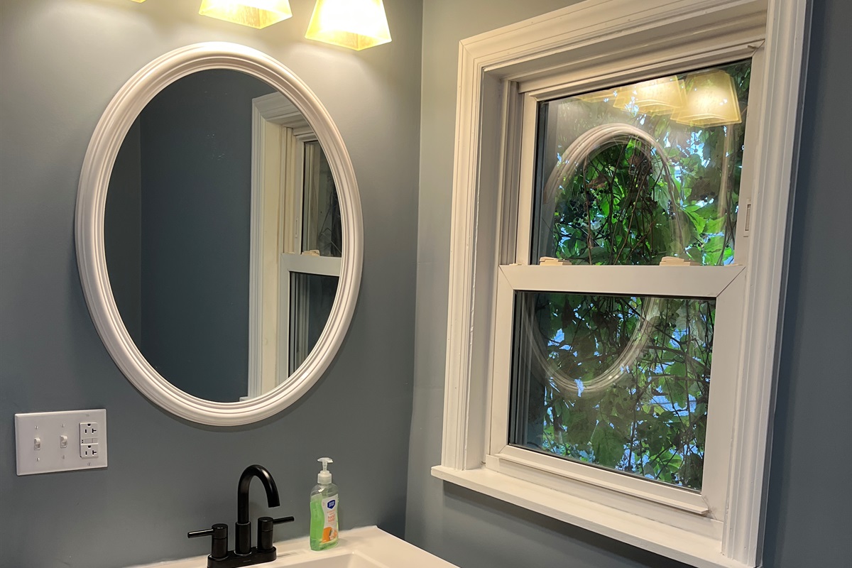 Renovated bath in Family suite