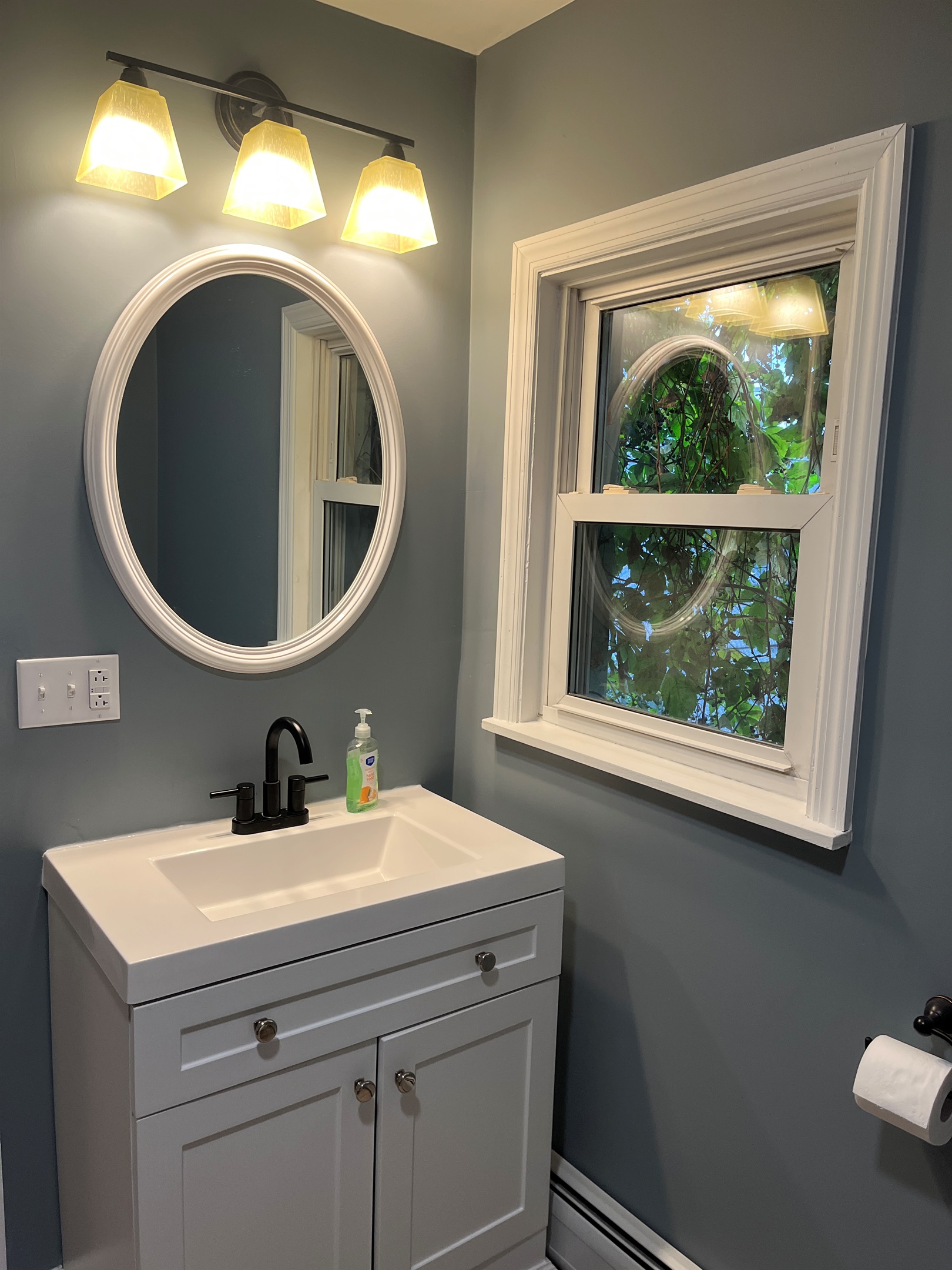 Renovated bath in Family suite