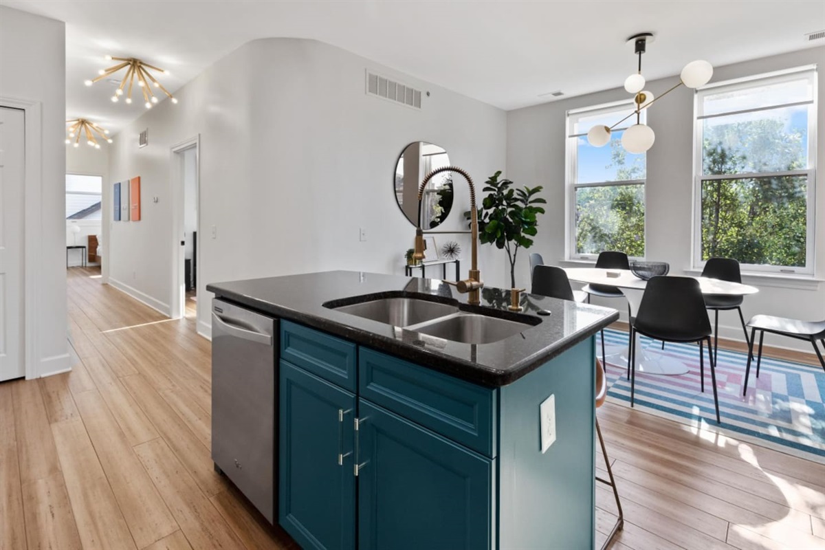 elegantly designed kitchen