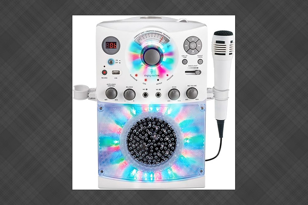 Karaoke machine provided for family entertainment at Panama City Beach House.