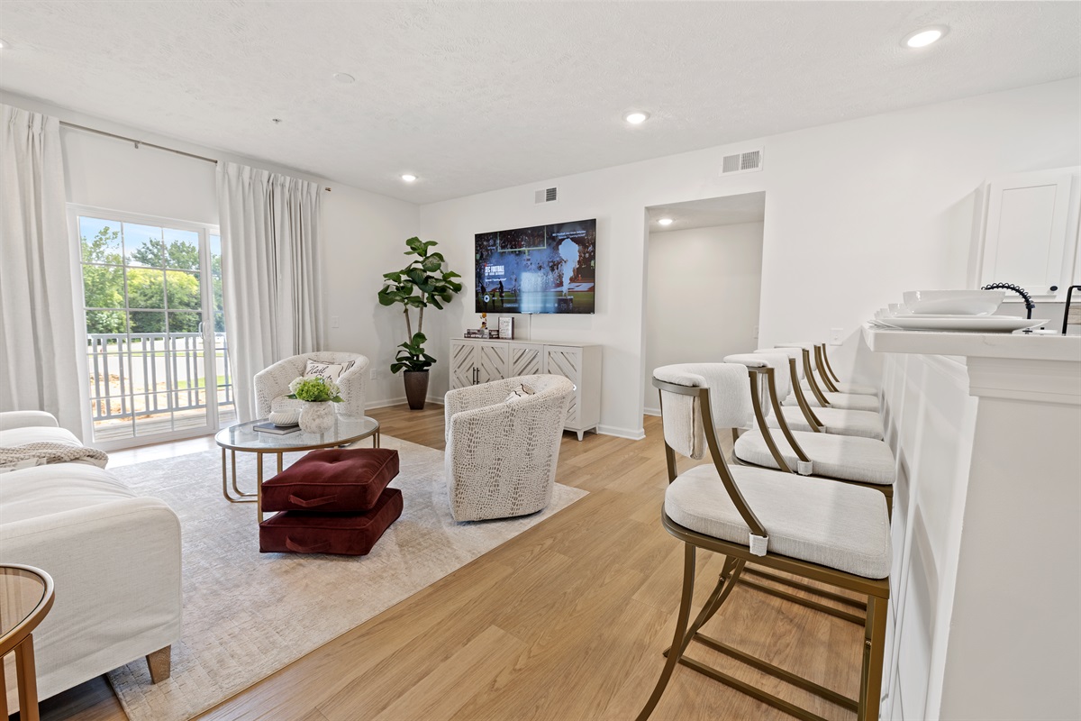 Open-concept living and dining, perfect for entertaining.