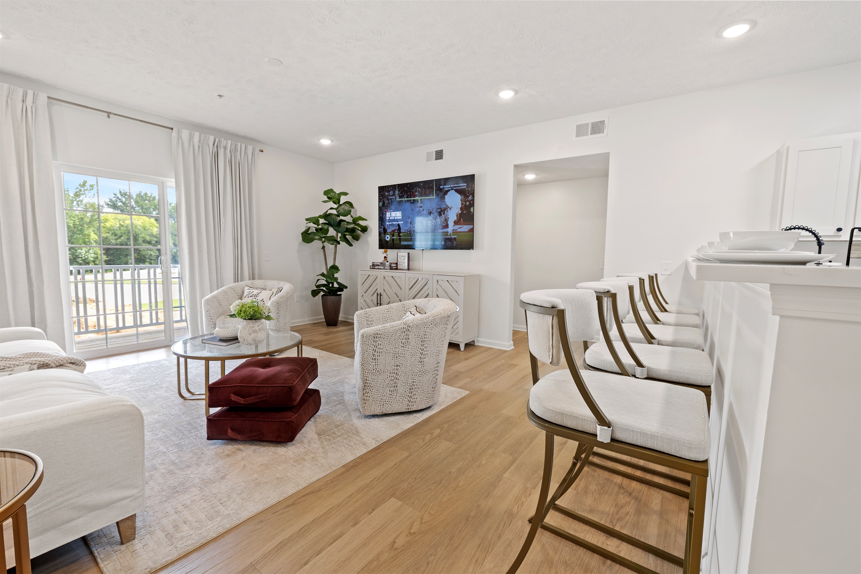 Open-concept living and dining, perfect for entertaining.