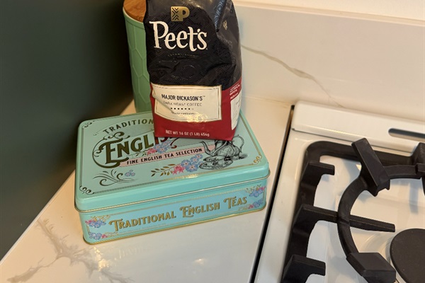 Coffee and tea provided