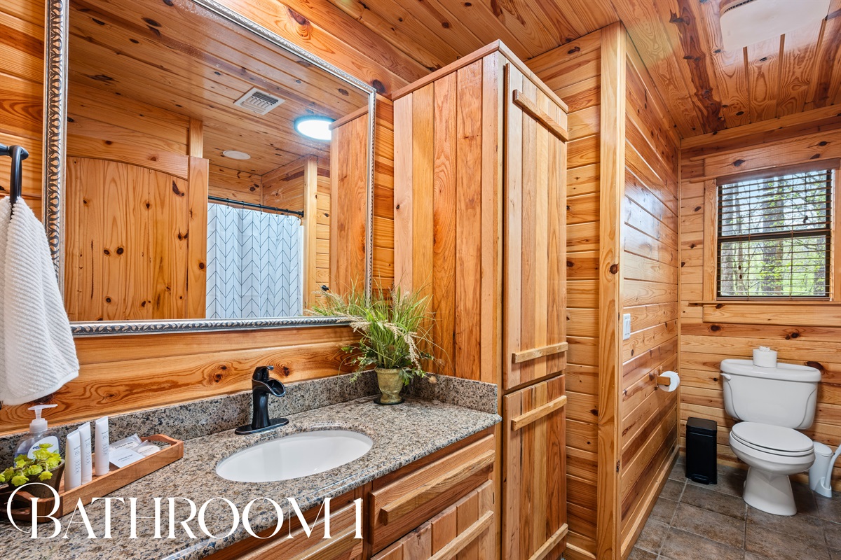 Clean lines and a functional layout make the bathroom both practical and comfortable for everyday use.