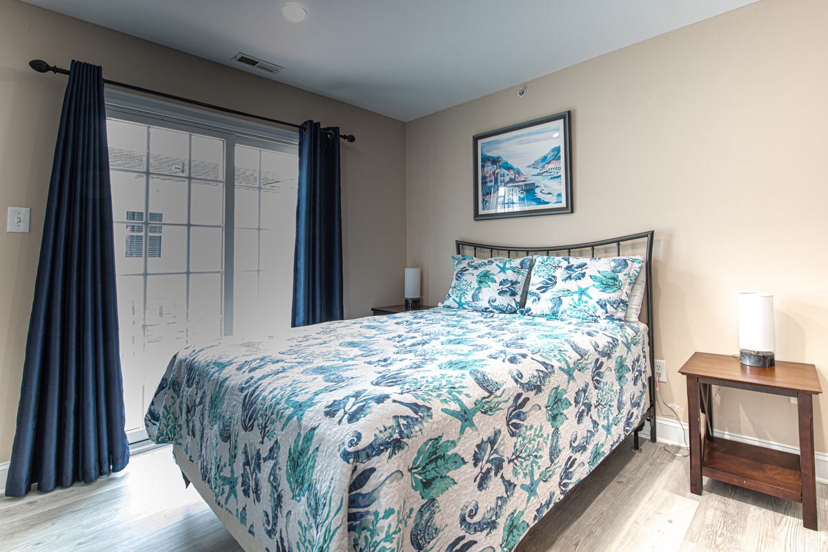 Bedroom 7 with Sliding Glass Door Access