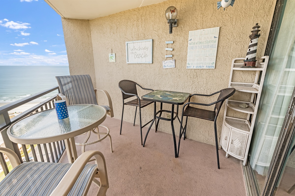 Amazing View from the Balcony!