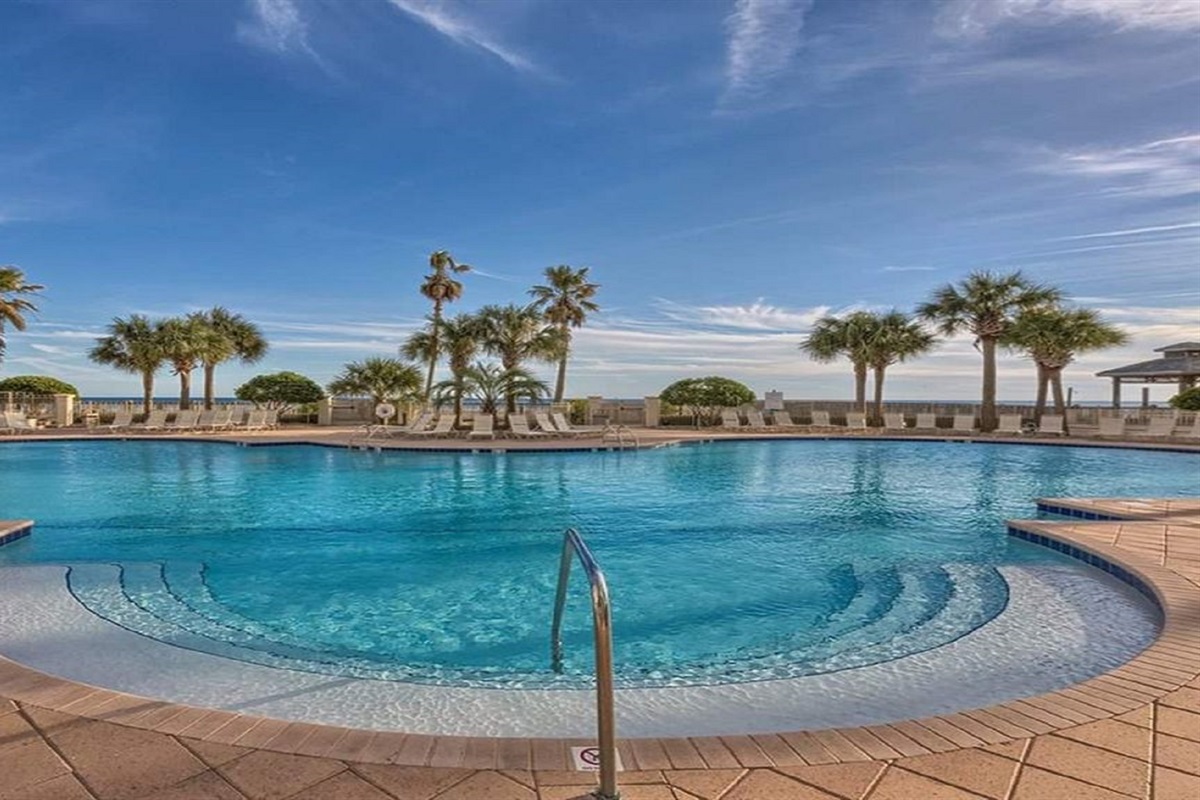 Escape to the private paradise of the Beach Clubhouse pool. This exclusive amenity is available for guests with amenity wristbands, offering a premium and tranquil setting for your well-deserved getaway.