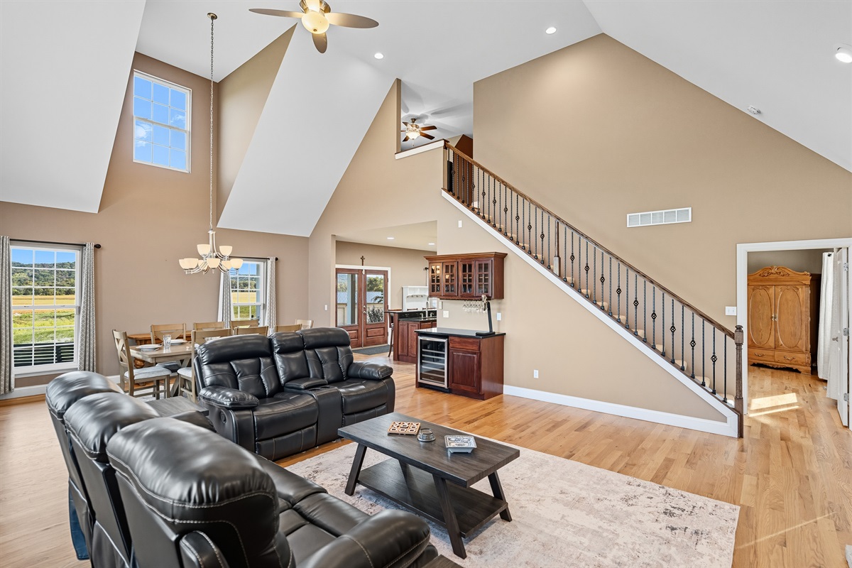 Bright, open, and inviting. Perfect for making memories over meals or card games.
