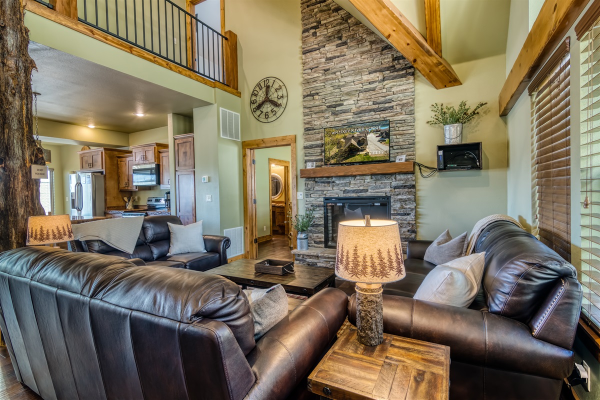 Rustic lodge elegance