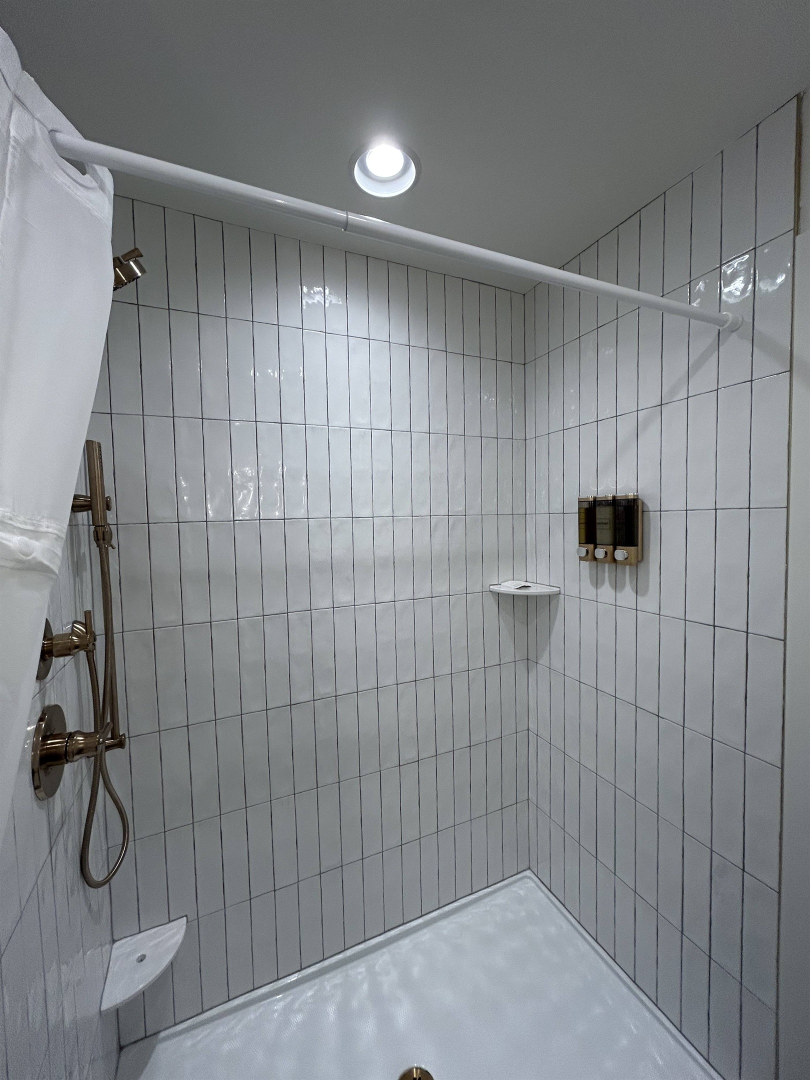 Downstairs bathroom shower