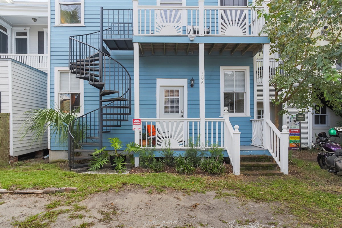 Private parking conveniently located at the back of the house for easy access during your stay.