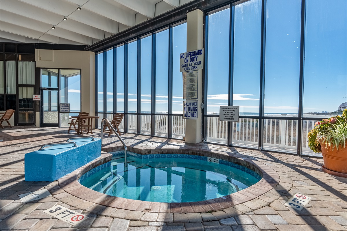 Beautiful Indoor Pool Area