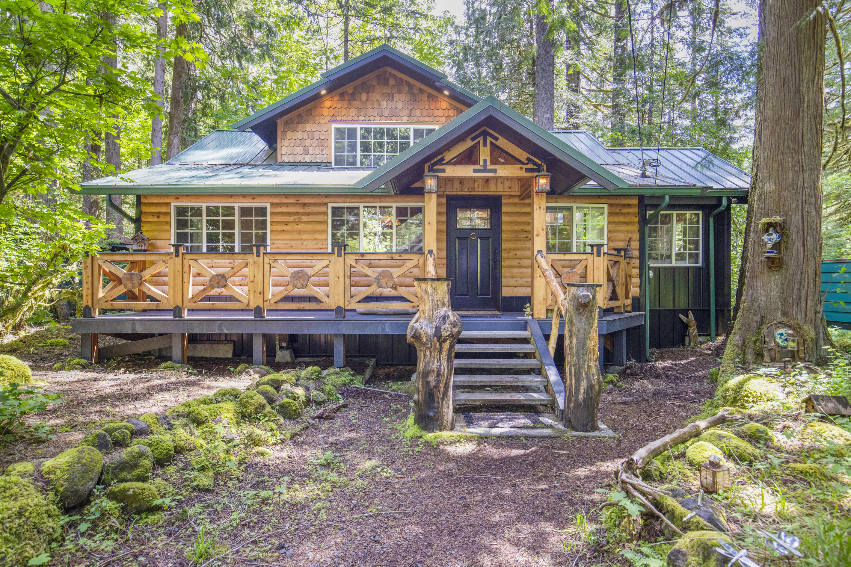 Gnome Way Cabin Front View
