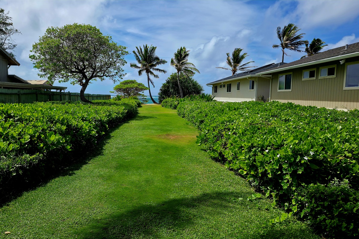 Beach Access | Representative Exterior. Access paths may vary by Unit