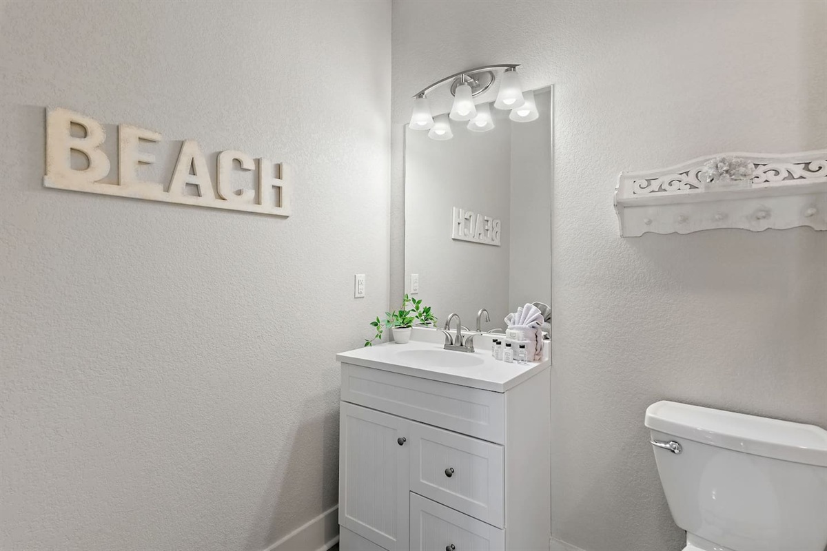 King Suite #1: Private Bath (first floor)