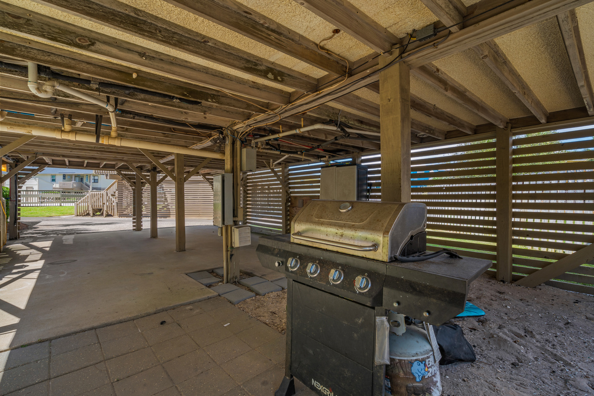 Grill Under Cottage