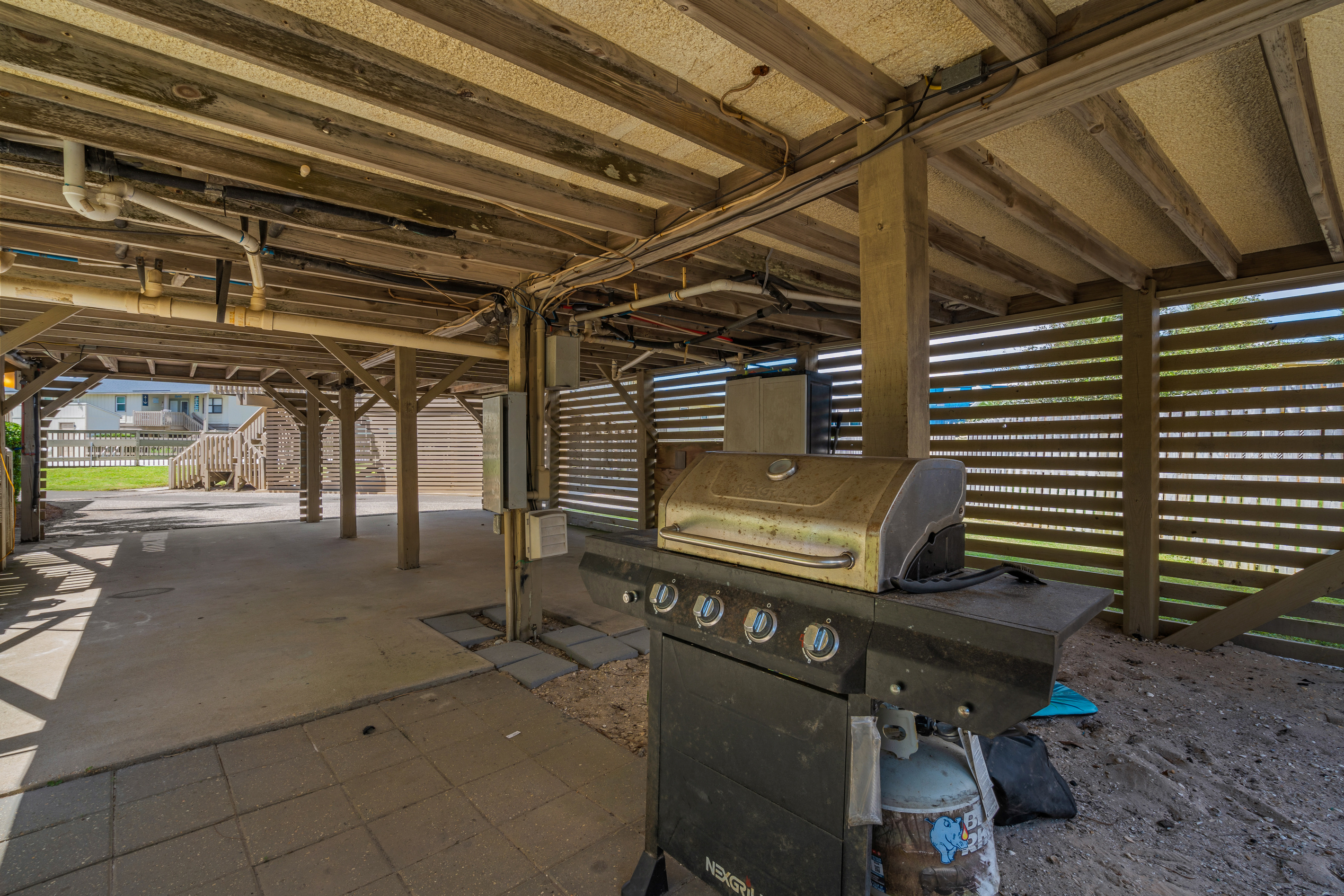 Grill Under Cottage