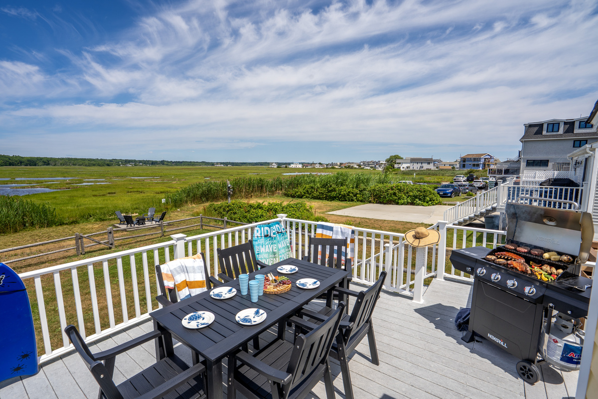 Whether you're grilling dinner or enjoying a quiet night by the fire, our backyard offers the perfect outdoor retreat!