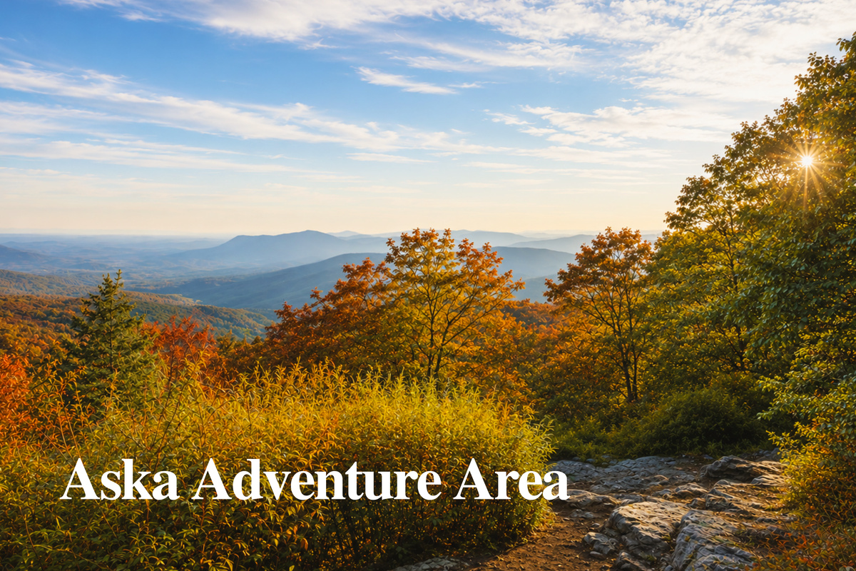 Hike, tube, get out in nature and explore the beautiful renowned Aska Adventure Area.