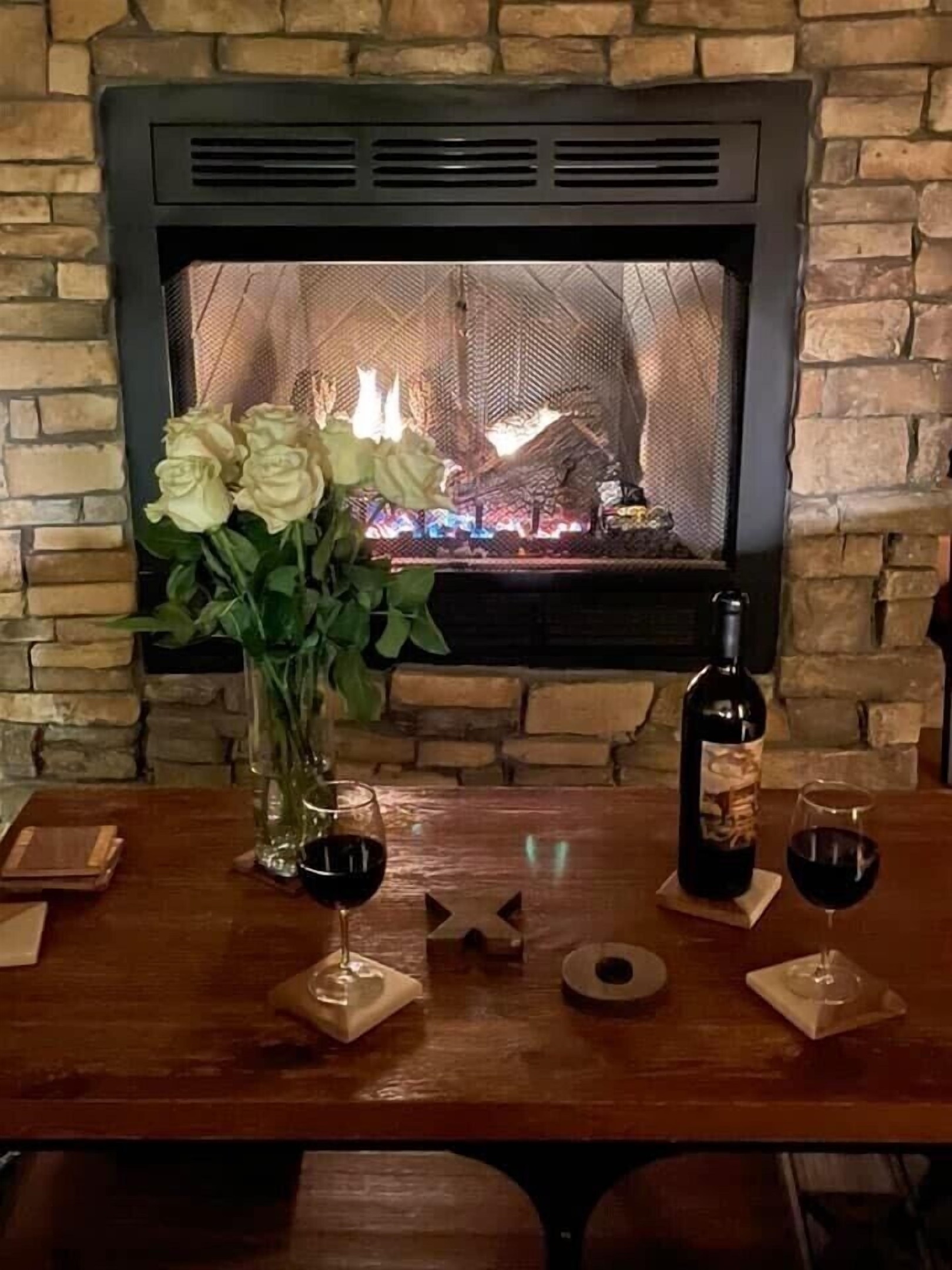 Indoor fireplace