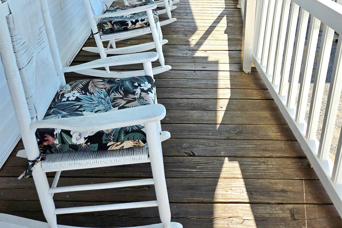 Relax on Covered Balcony