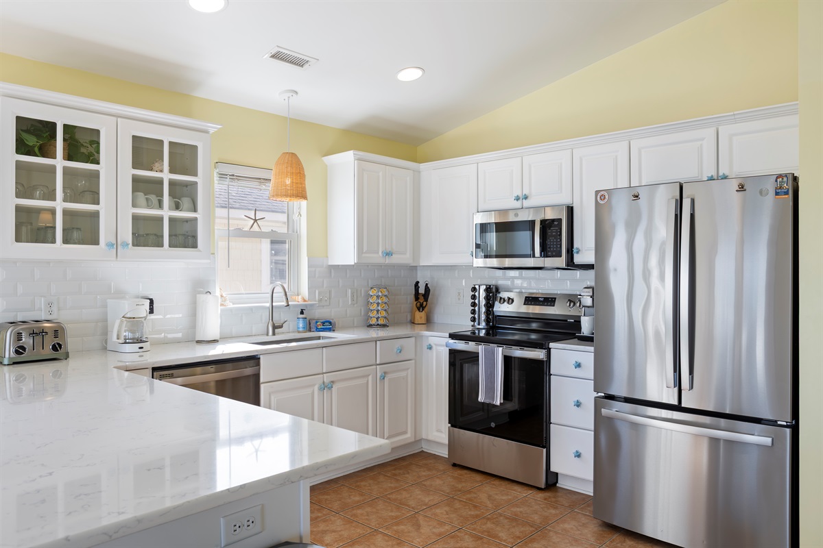 Well-equipped kitchen