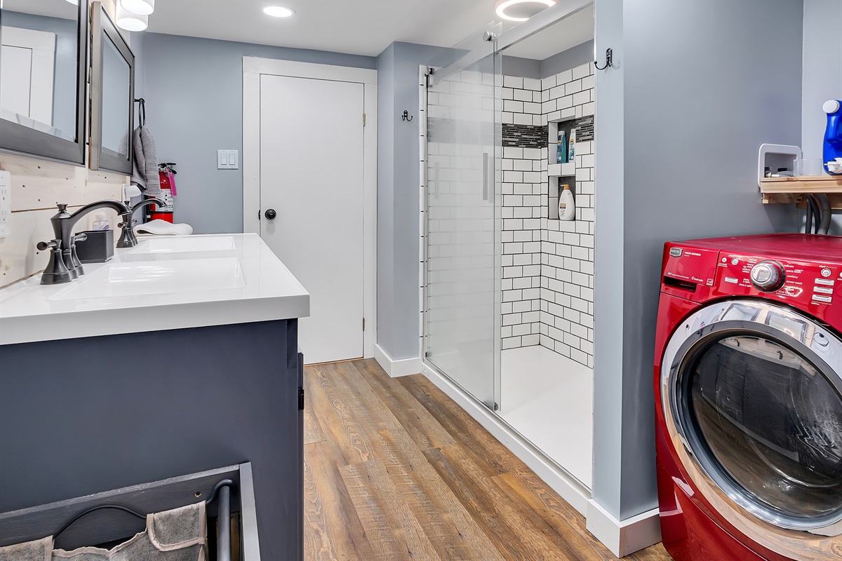 Newly remodeled bathrooms