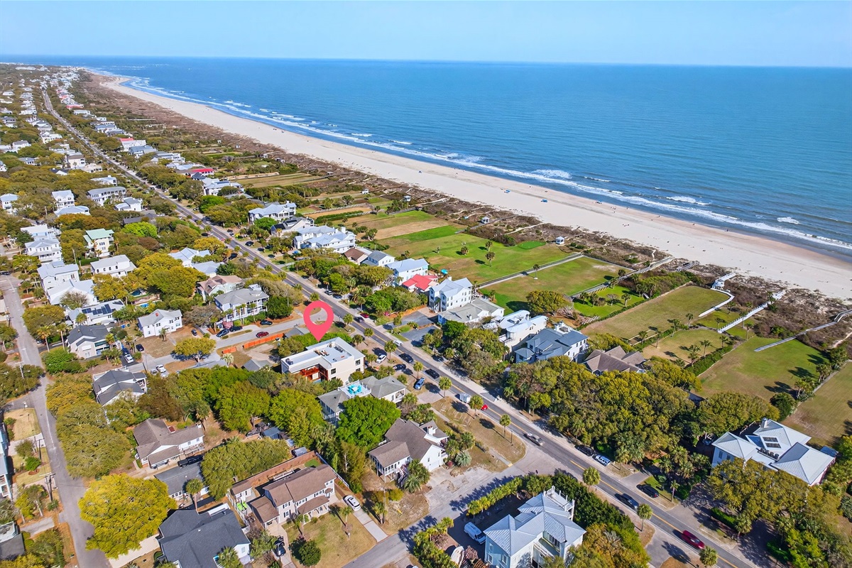 Proximity to Beach | Rosewood Retreat | 2605 Palm Blvd, Isle of Palms, SC | IOP Escapes