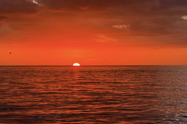 A classic Naples sunset over the Gulf — the perfect ending to a day in Old Naples.