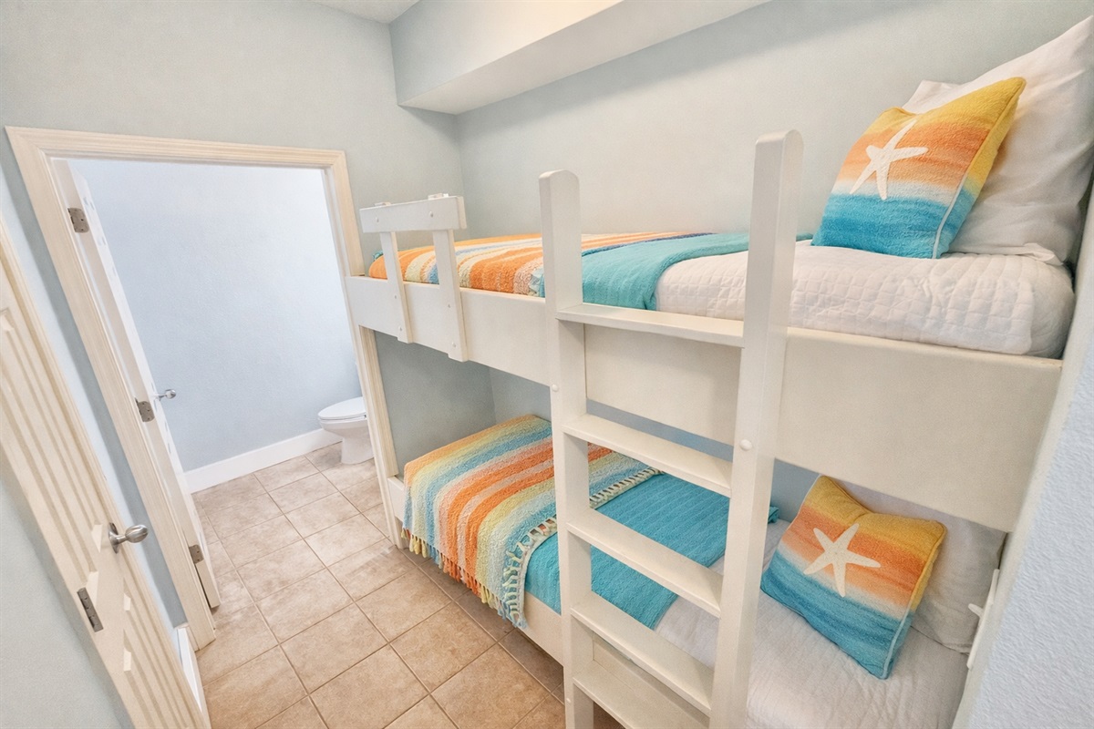 Hallway bunks perfect for kids!