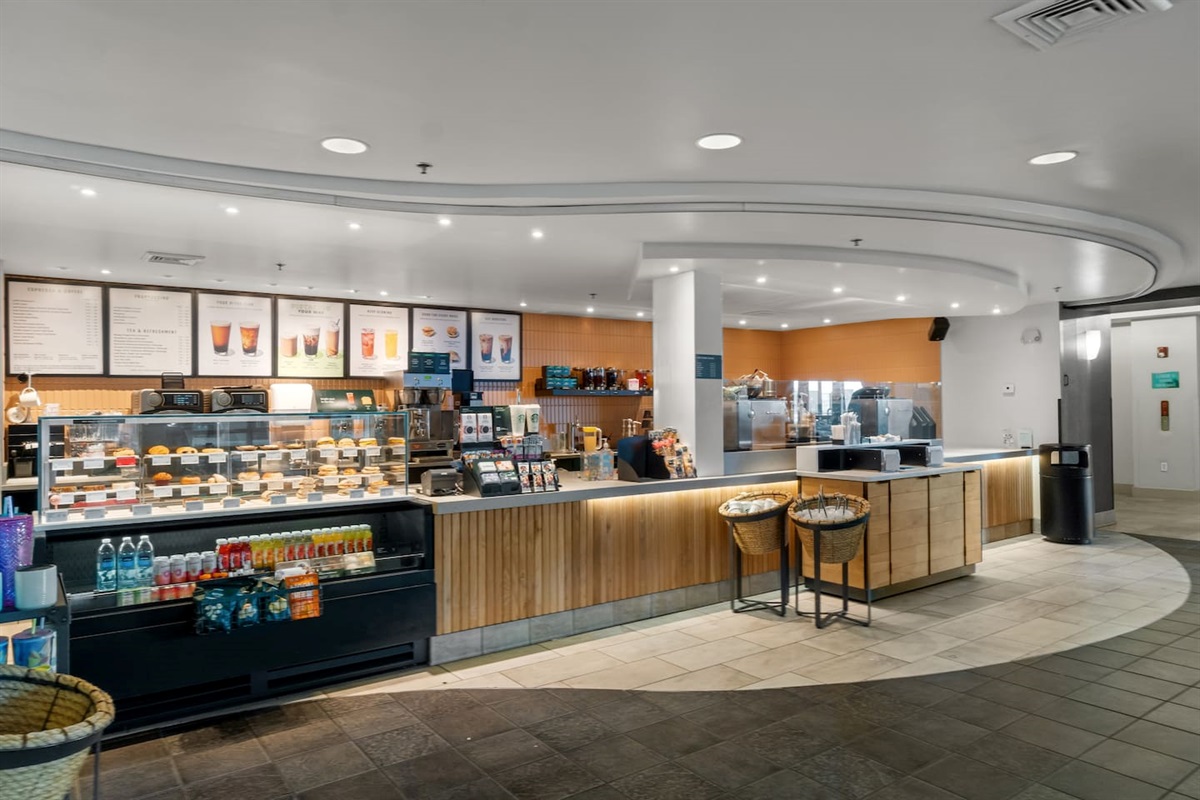 Enjoy the convenience of an on-site Starbucks—perfect for your morning coffee run before hitting the beach or lounging by the pool at Emerald Beach Resort.