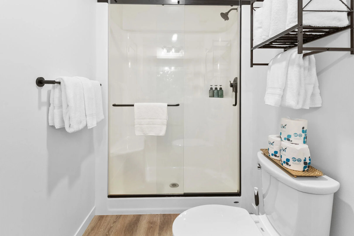 Upstairs Full Bath with Shower Ensuite to Master Bedroom