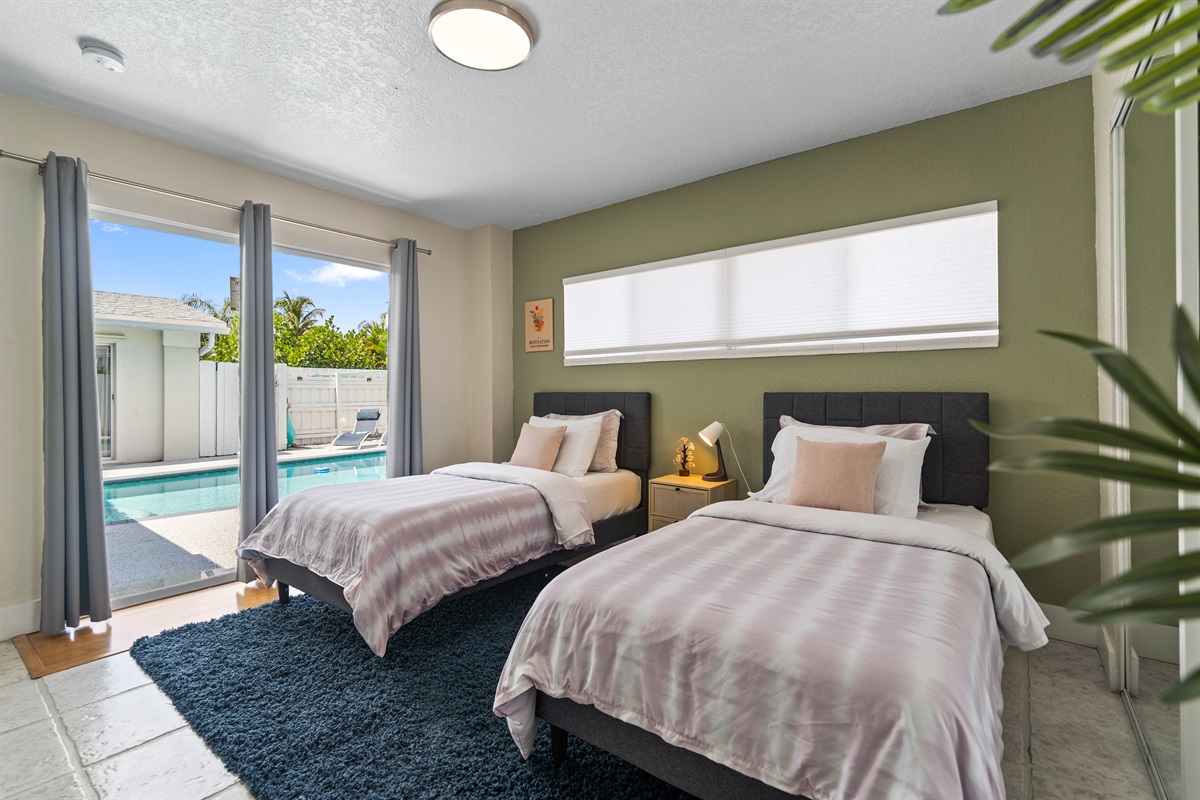 2 Twin Beds in the 3rd Bedroom 