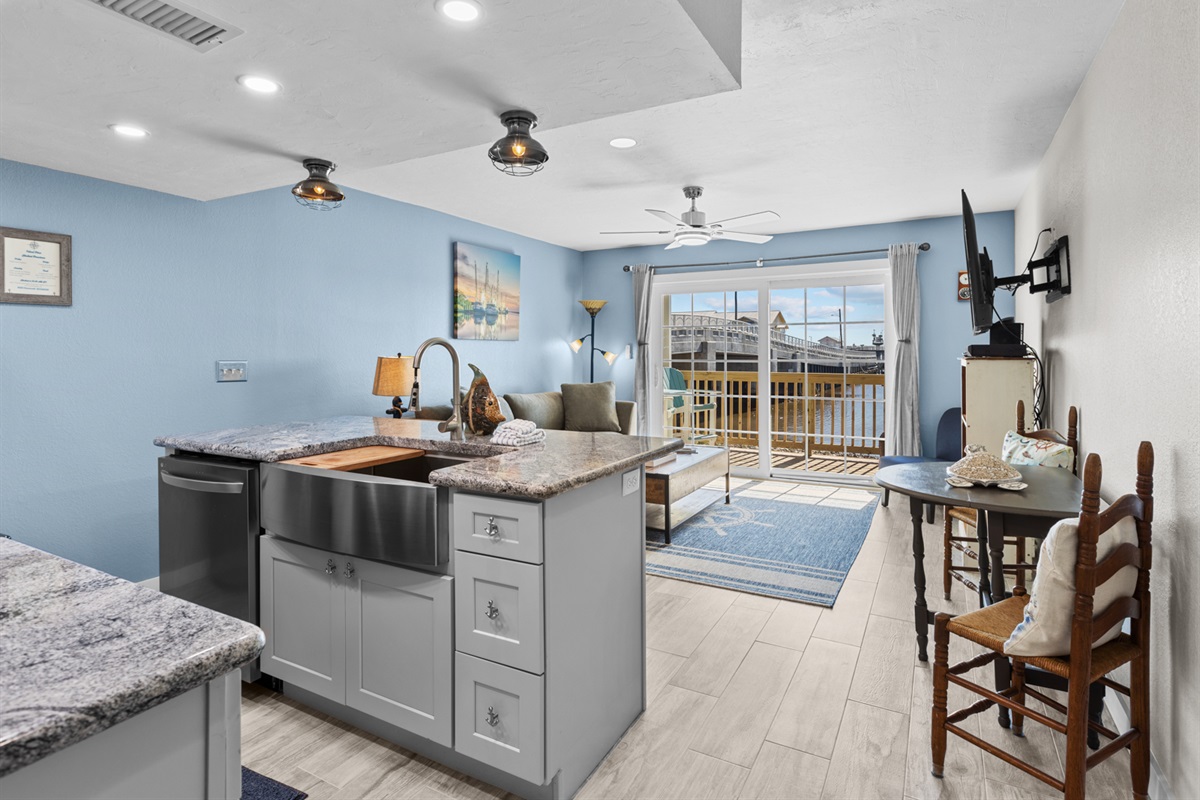 Sliding Door to the Private Deck