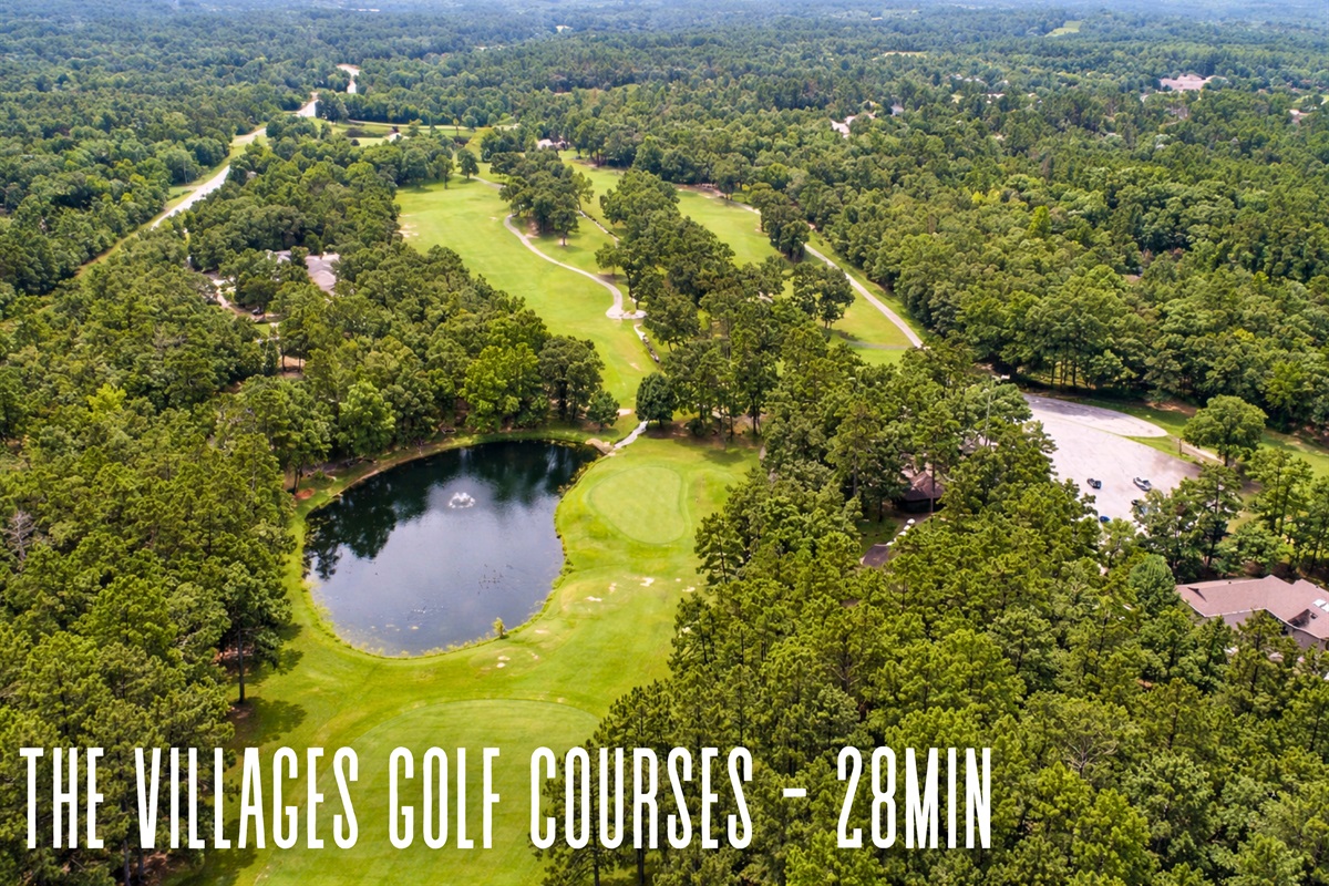 Rolling fairways, peaceful water features, and plenty of pine trees make this course a relaxing place to tee off, whether you&rsquo;re playing a full round or just enjoying the scenery.
