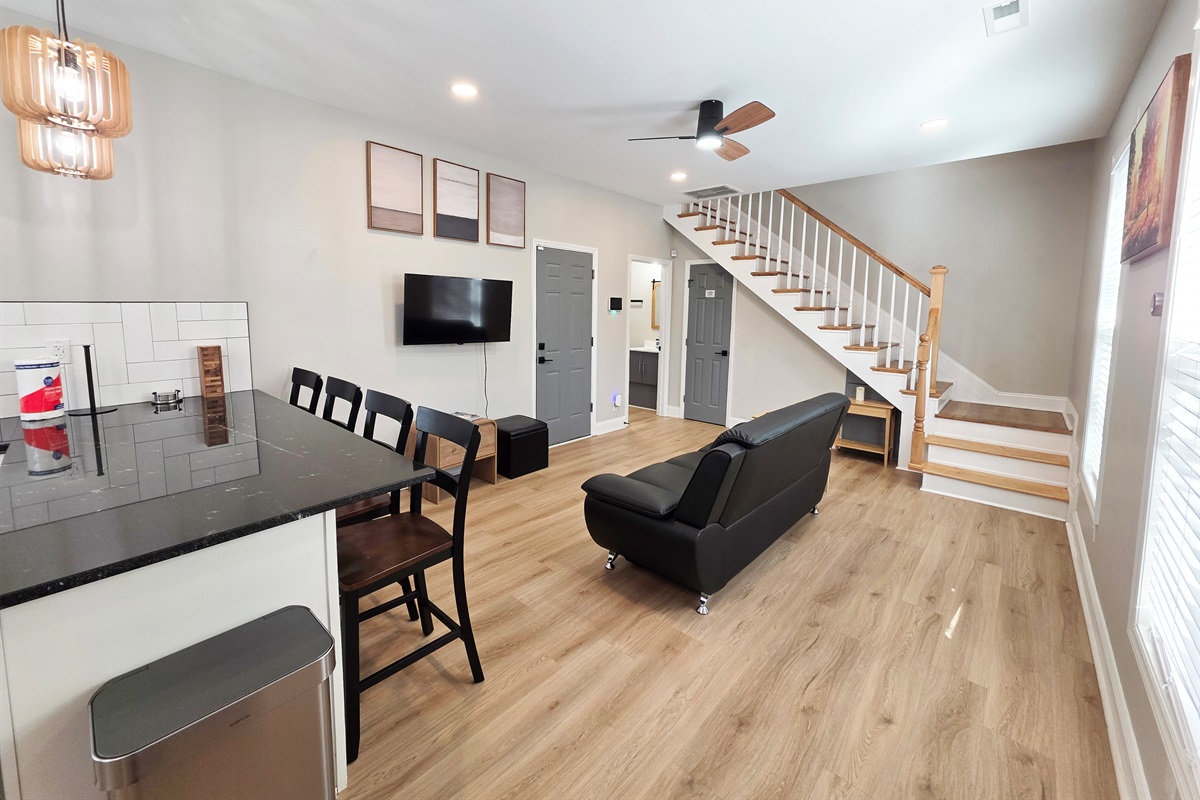 Kitchen to Dining Area / Living Room