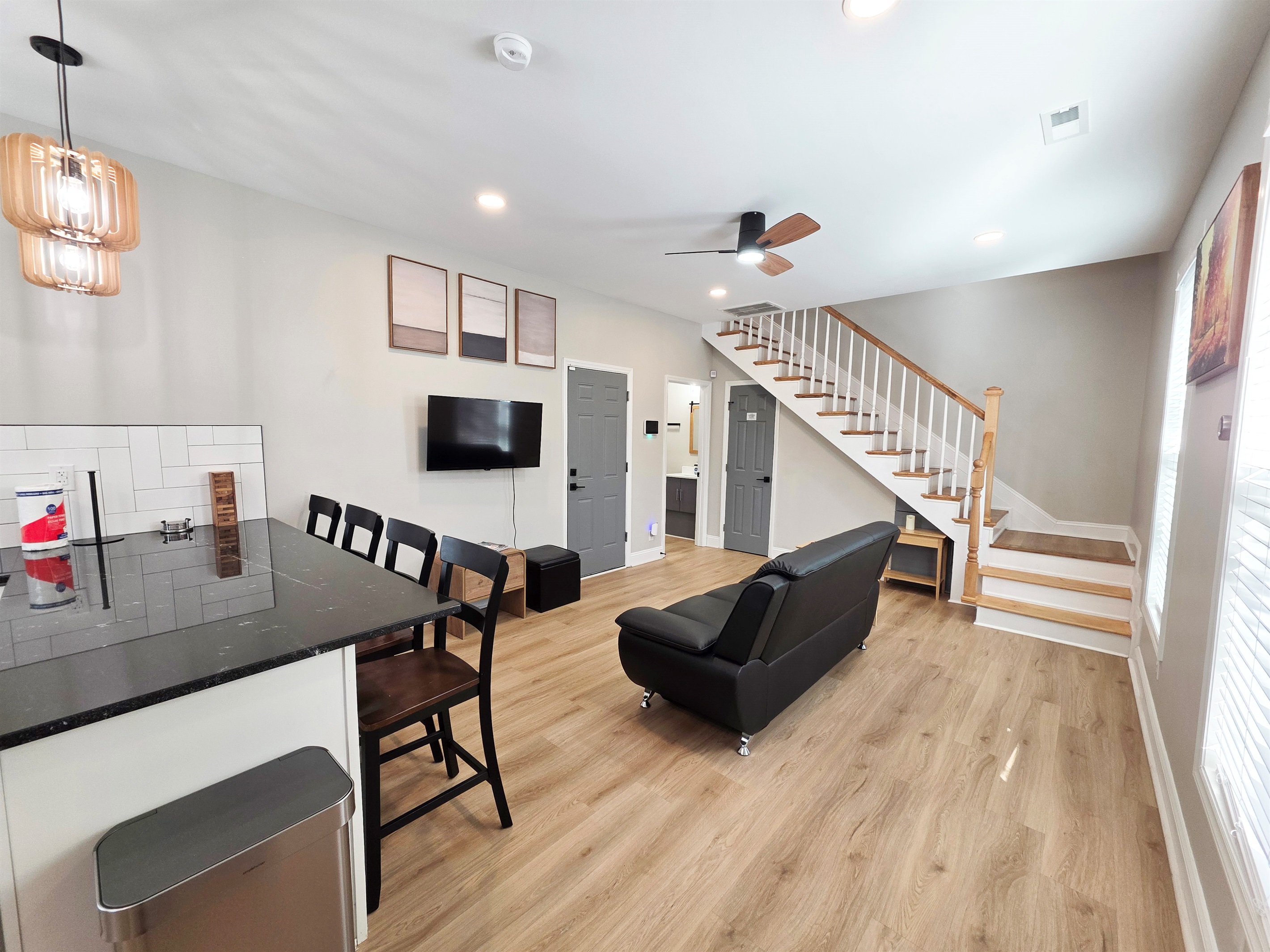 Kitchen to Dining Area / Living Room