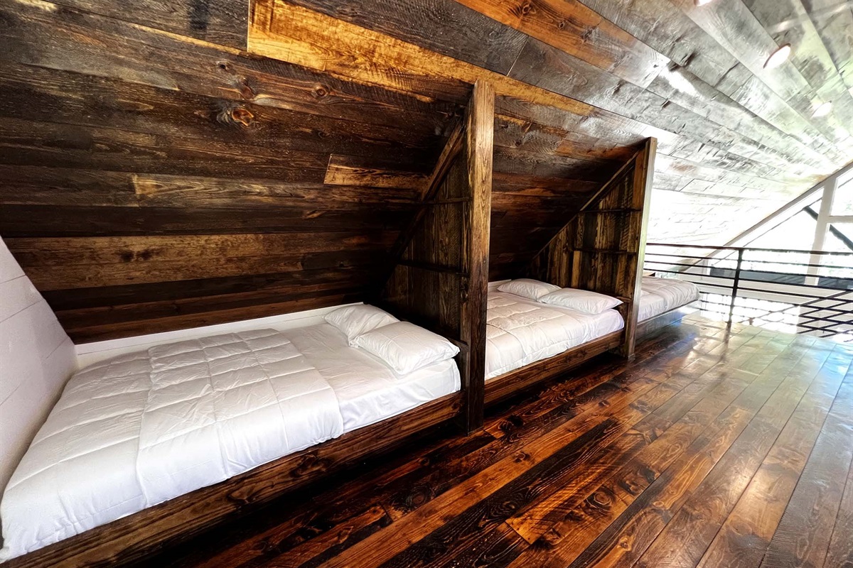Upstairs bunks