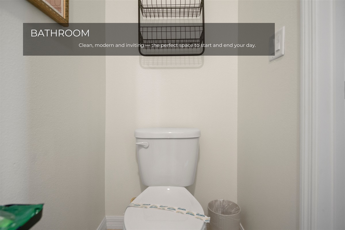 A bright, fresh bathroom for daily comfort.