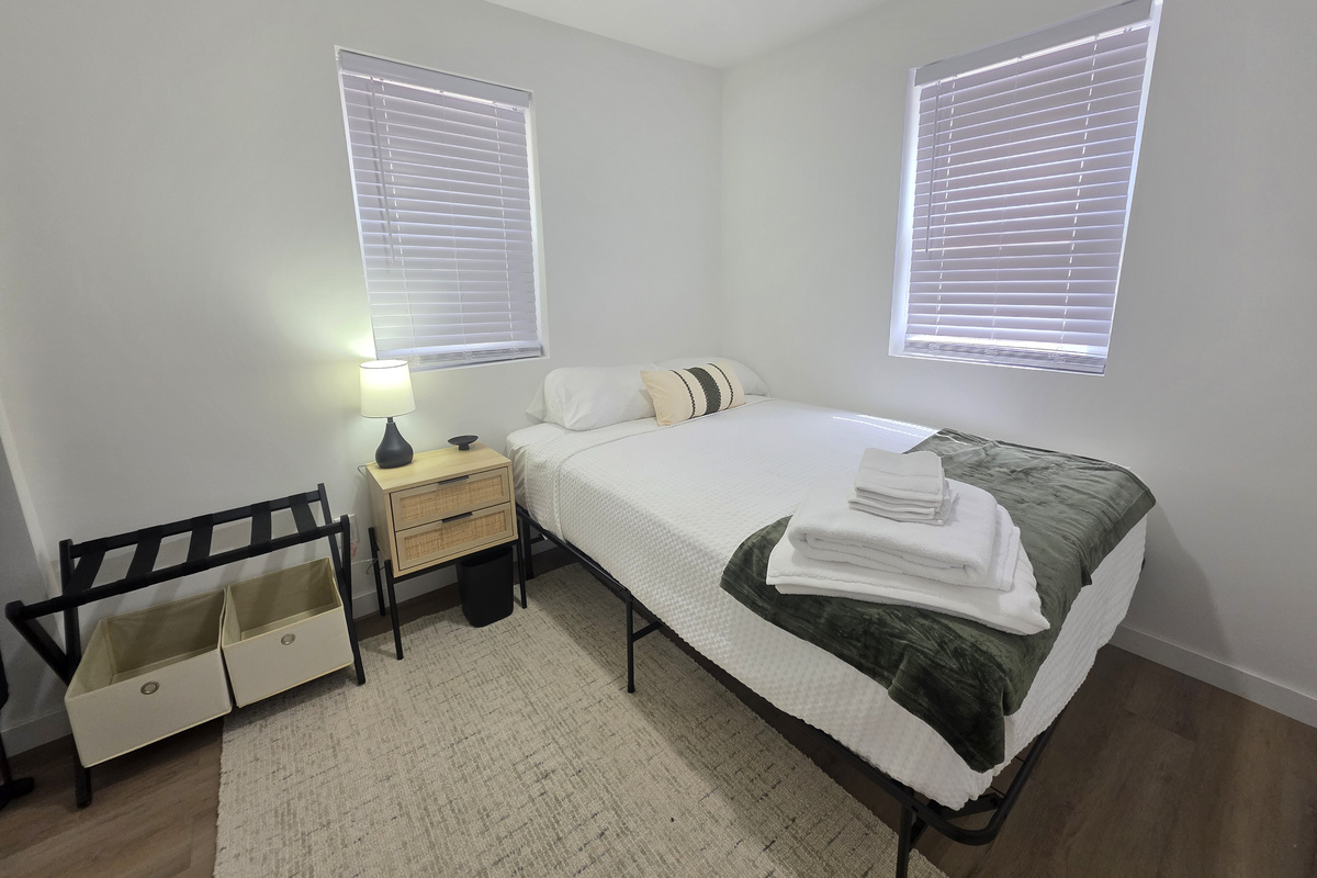 Bedroom #2 with full size bed.