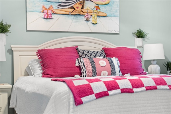 Fun pops of color in every room!