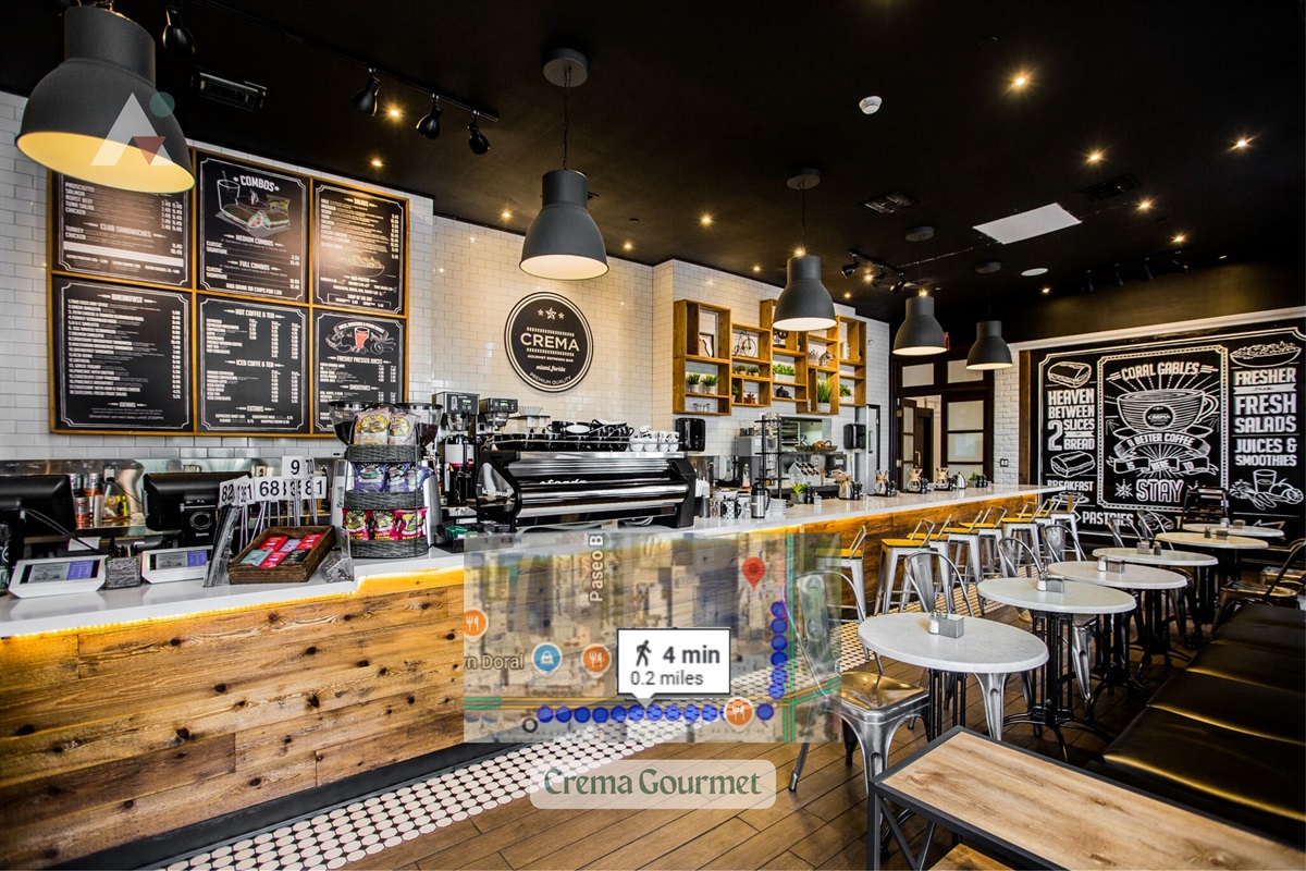 Coffee, smoothies, juices & light bites are served in a spacious wood-and-brick–trimmed setting.