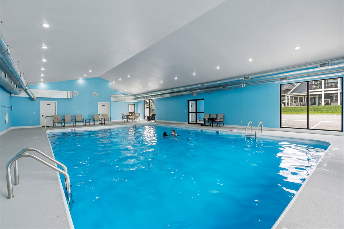 Indoor community pool for those cold nights!