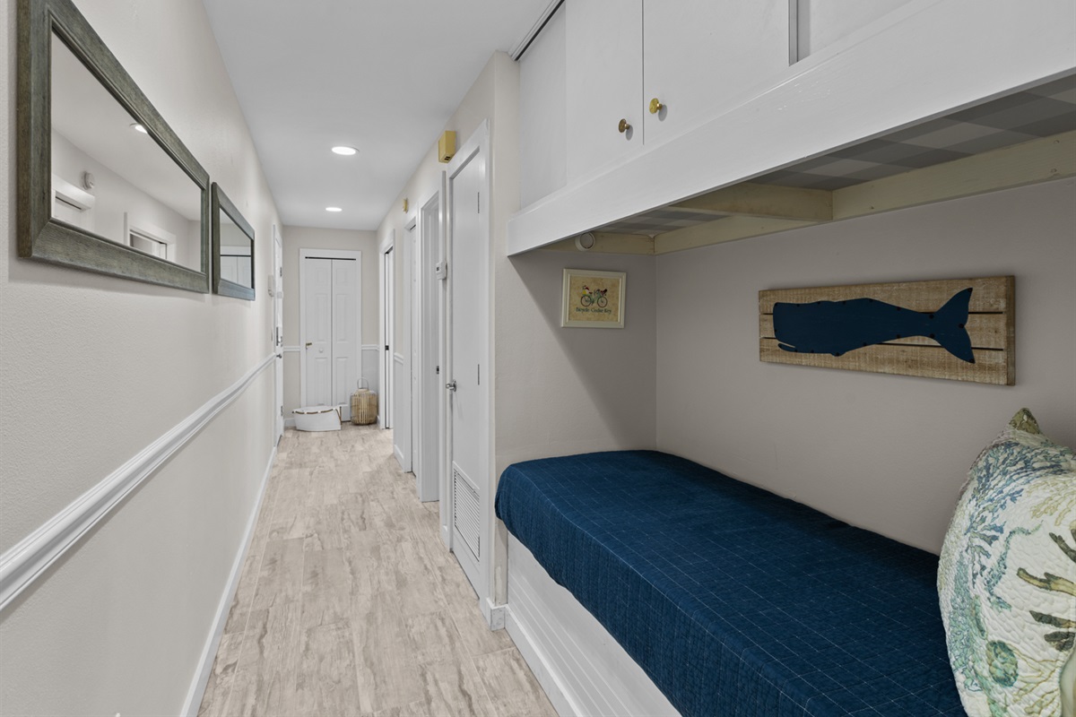 Twin Sized Bunk in Hallway