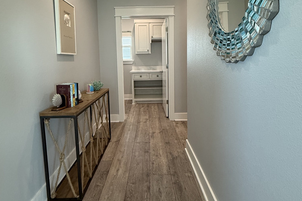 Upstairs Hall & Laundry