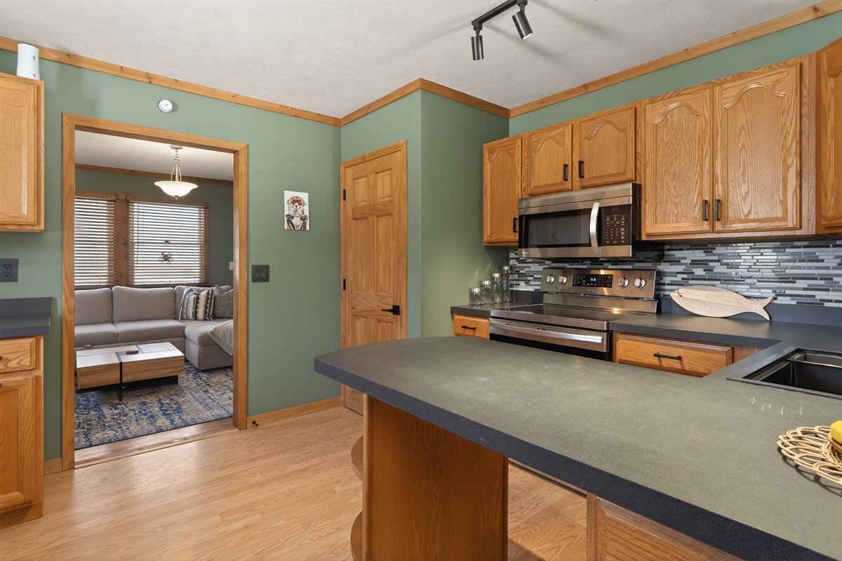 Kitchen to living room