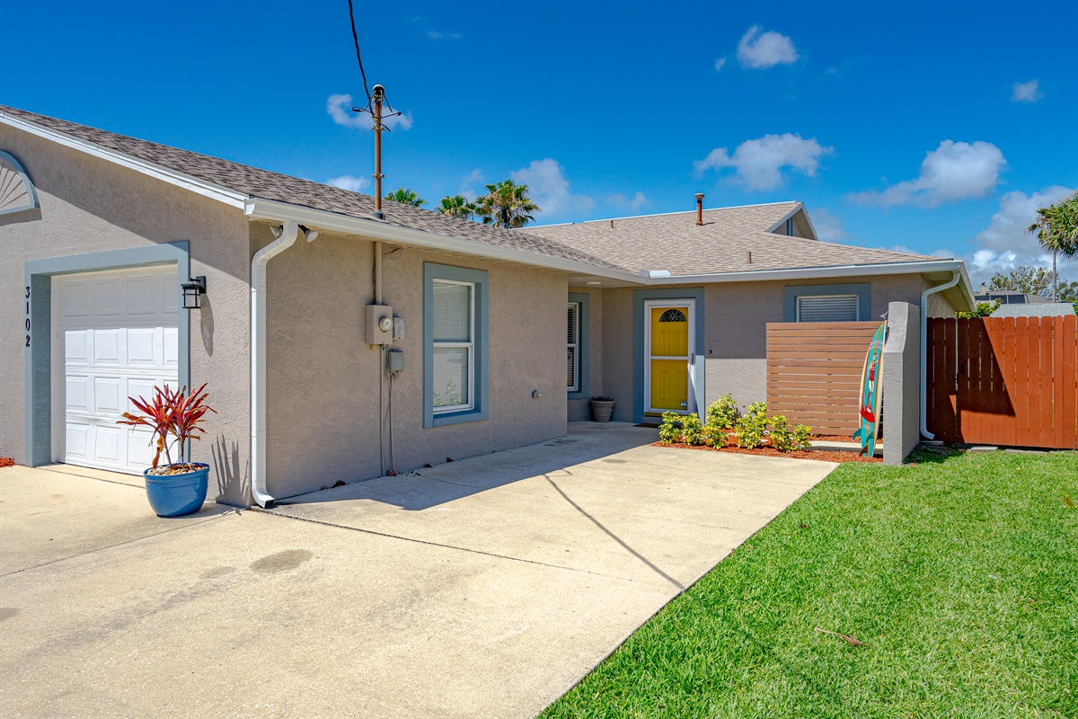 Front Entrance and Garage