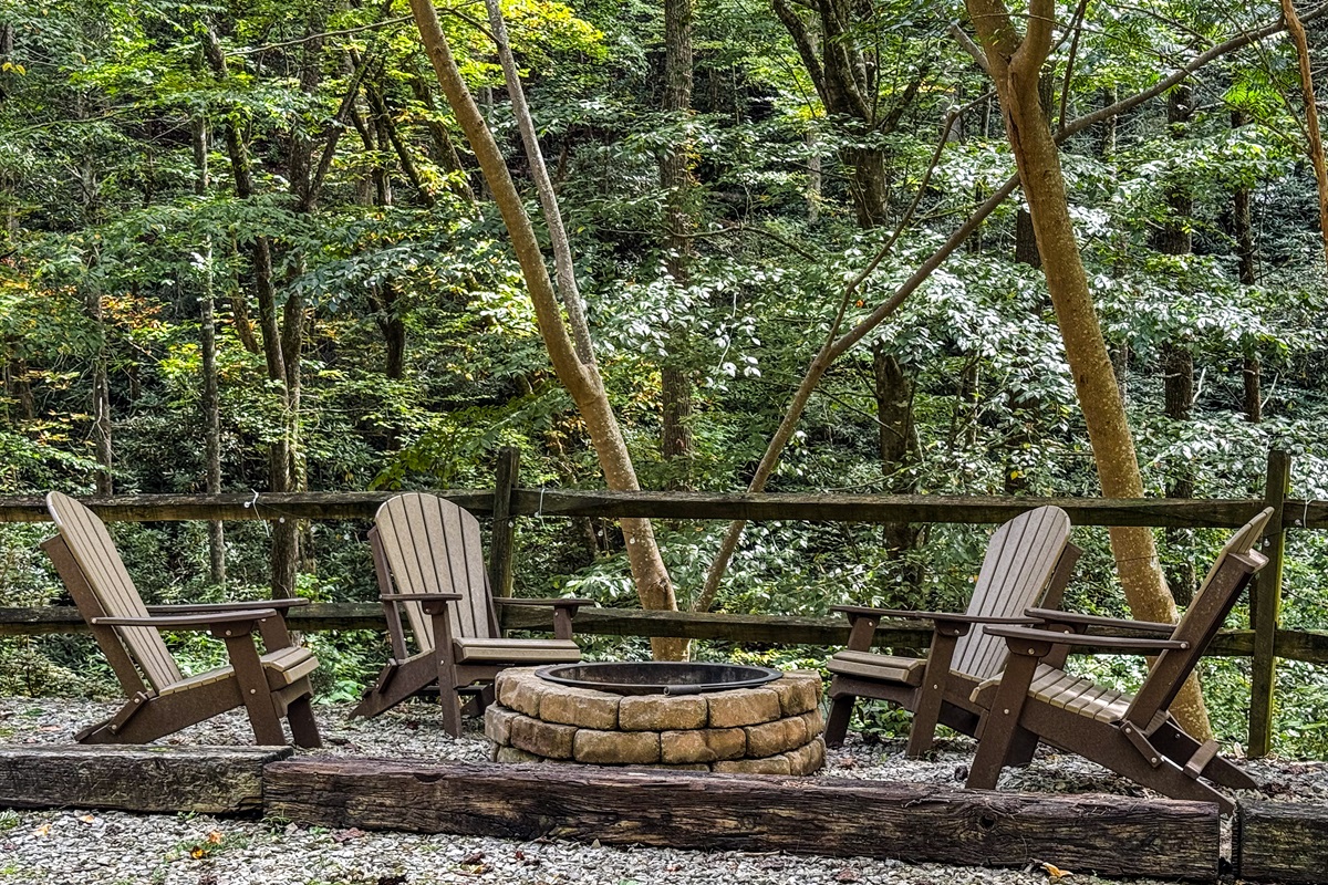 Fire pit for s’more s and bonding time