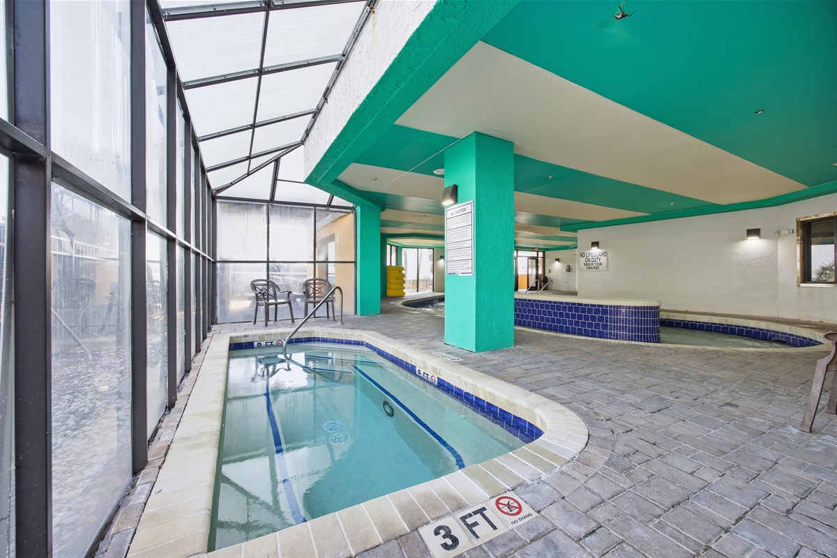 Indoor Hot tub.
