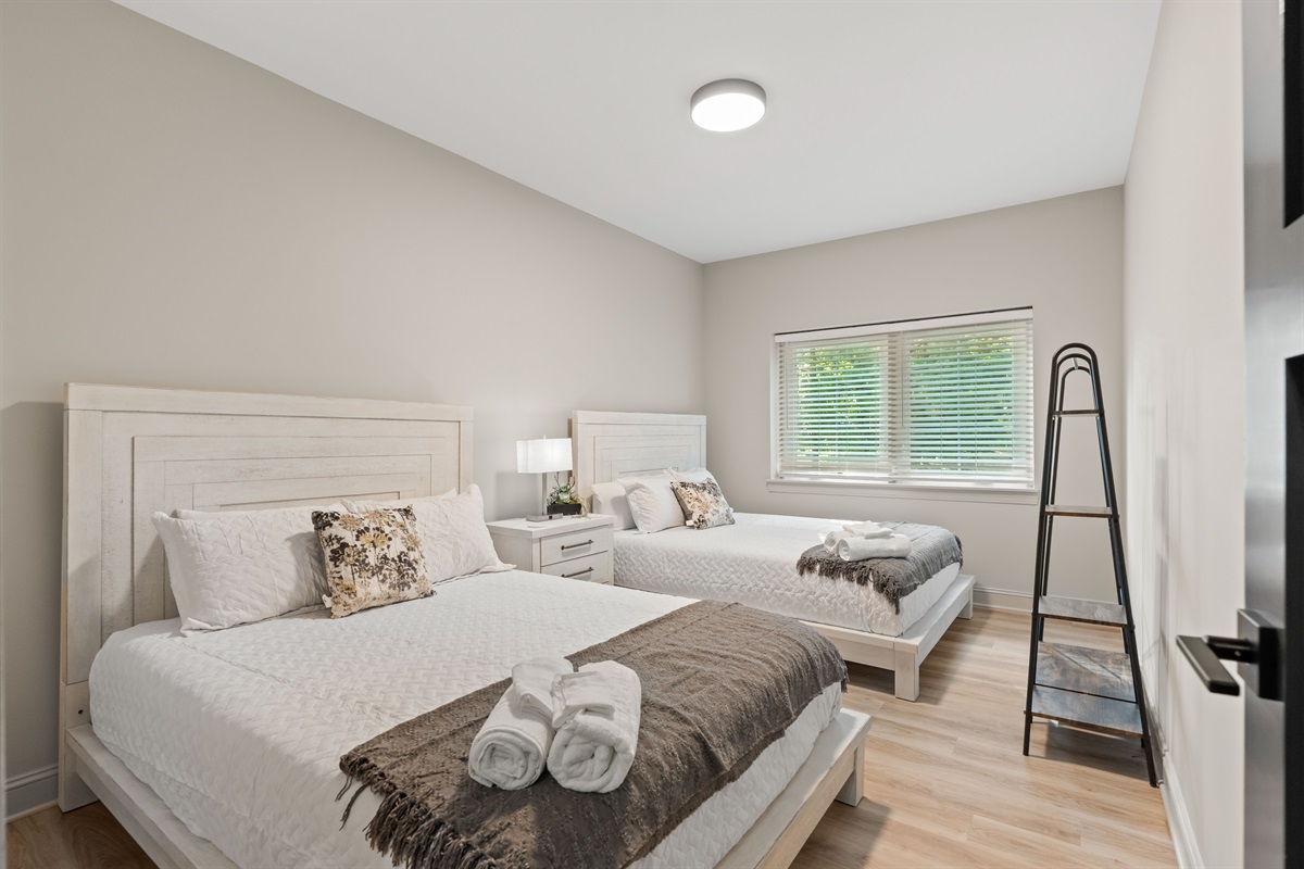 Main Floor Bedroom 3 - 1 King & 1 Queen
